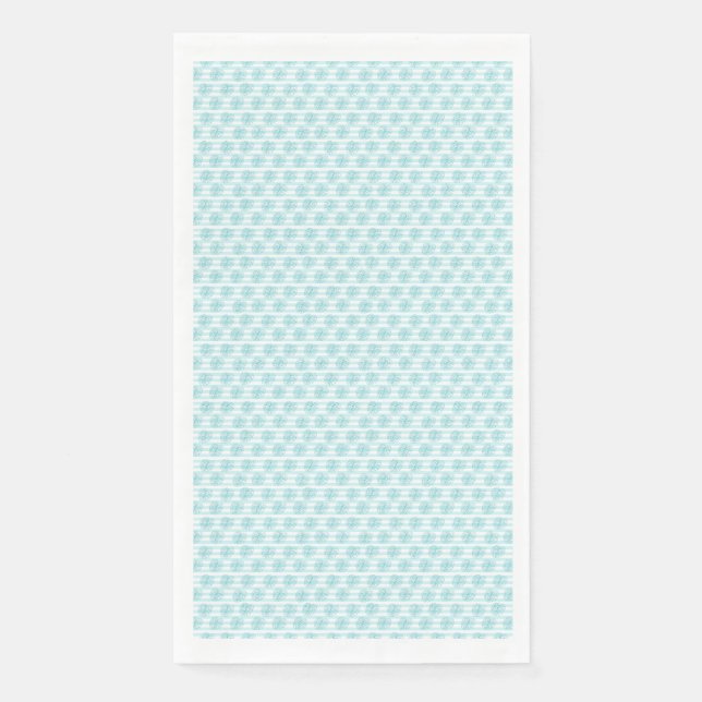 Servilleta De Papel Regalo de Cumpleaños | Sueños Tropicales y Esquema (Anverso)