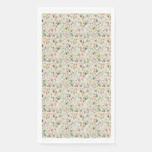 Servilleta De Papel Regalo de Cumpleaños Un Jardín de Flores