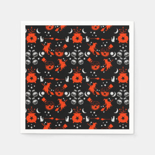 Servilleta De Papel Regalo de decoración para fiesta de brujas nocturn
