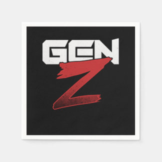 Servilleta De Papel Regalo de Gen Z Millenials Generation Z Boomers