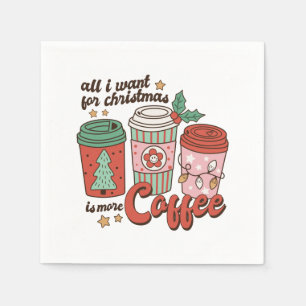 Servilleta De Papel Regalo De Navidad Todo Lo Que Quiero Para Los Navi