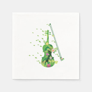 Servilleta De Papel Regalo de orquesta violinista de instrumentos musi
