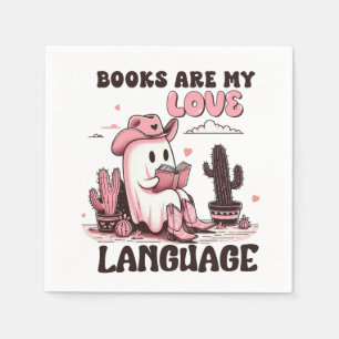 Servilleta De Papel Regalo de San Valentín Los Libros Son Mi Lenguaj