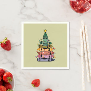 Servilleta De Papel Regalo de vida del profesor de árbol de Navidad