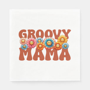 Servilleta De Papel Regalo del Día de la Madre Groovy Mama