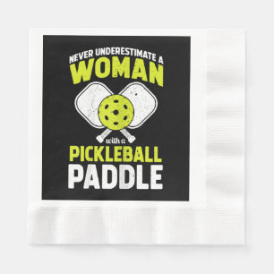 Servilleta De Papel Regalo del jugador de futbol femenino divertido