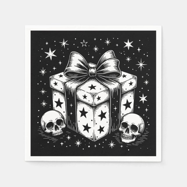 Servilleta De Papel Regalo espeluznante (Anverso)