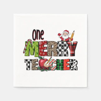 Servilleta De Papel Regalo para Maestro | Un Maestro Alegre