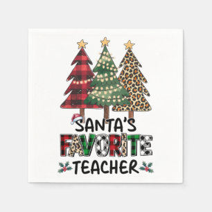 Servilleta De Papel Regalo para maestros El maestro favorito de Sant