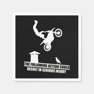 Servilleta De Papel Regalo para motocicletas de suciedad deportiva