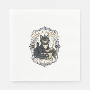 Servilleta De Papel Regalo para papá gato de Dark Academia - Dark Acad