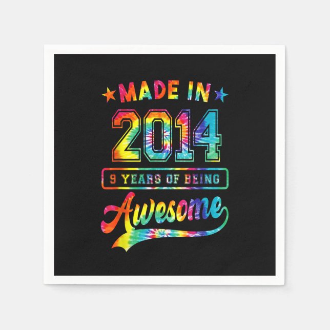 Servilleta De Papel Regalos De 9 Años Para Los Adolescentes Chicas Nov (Anverso)