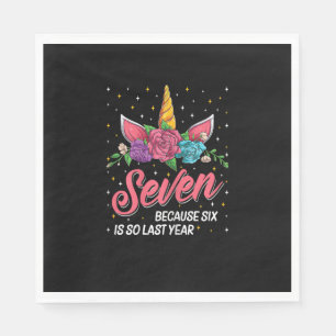Servilleta De Papel Regalos de Chicas de cumpleaños de 7 años de edad 