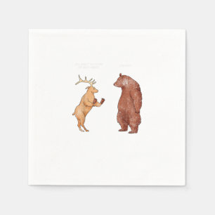 Servilleta De Papel Regalos de frases divertidas de Osos Manos Oh Cier