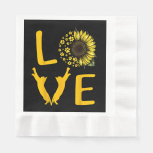 Servilleta De Papel Regalos De Girasol De Gato Para Los Amantes Del Ga