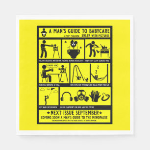 Servilleta De Papel Regalos De Guía Para Nuevos Dads