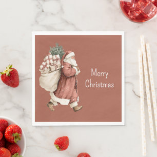 Servilleta De Papel Regalos de Navidad de Papá Noel