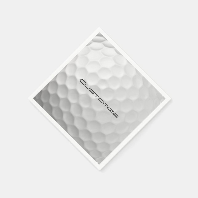 Servilleta De Papel Regalos de pelotas de golf personalizadas de la se (Borde)