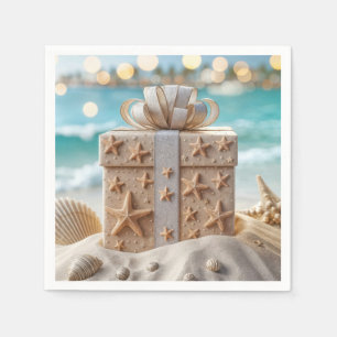 Servilleta De Papel Regalos De Playa Para navidades Con Starfish
