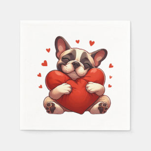 Servilleta De Papel Regalos del Día de San Valentín para Pitbull