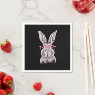 Servilleta De Papel Regalos divertidos de familia de conejos lindos de