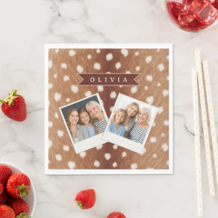 Servilleta De Papel Regalos personalizados con estampado de ciervo de