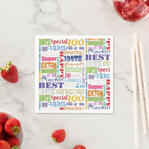 Servilleta De Papel Regalos únicos y especiales de la Fiesta del Cumpl