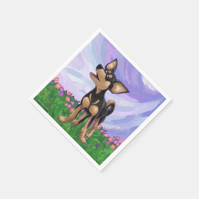 Servilleta De Papel Regalos y accesorios de Chihuahua (Borde)