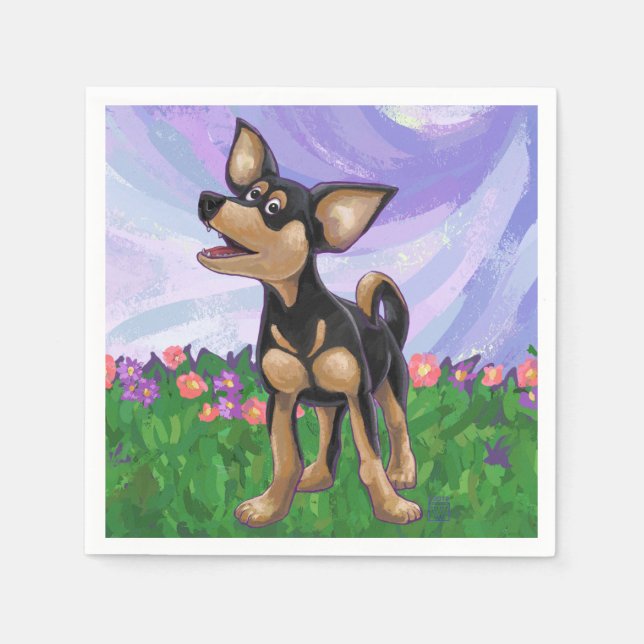 Servilleta De Papel Regalos y accesorios de Chihuahua (Anverso)