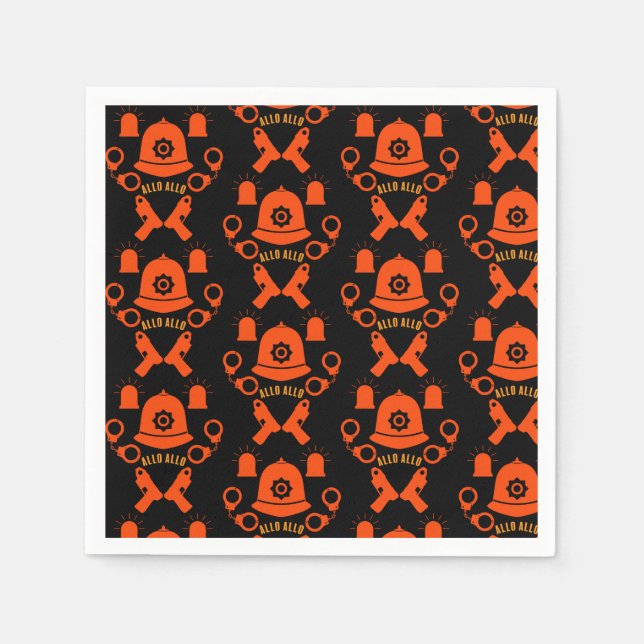 Servilleta De Papel Regalos Y Accesorios De La Policía Británica (Anverso)