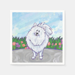Servilleta De Papel Regalos y accesorios de Pomerania Blanca