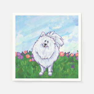 Servilleta De Papel Regalos y accesorios de Pomerania Blanca