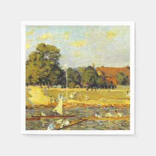 Servilleta De Papel Regatta en Hampton Court Alfred Sisley Poster