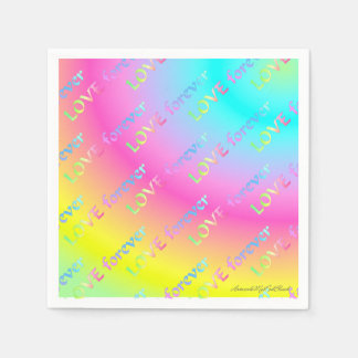 Servilleta De Papel Regenbogen Love forever