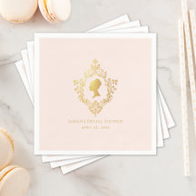 Regencia Rosa Vintage Crest Falso Oro Ducha de Nov