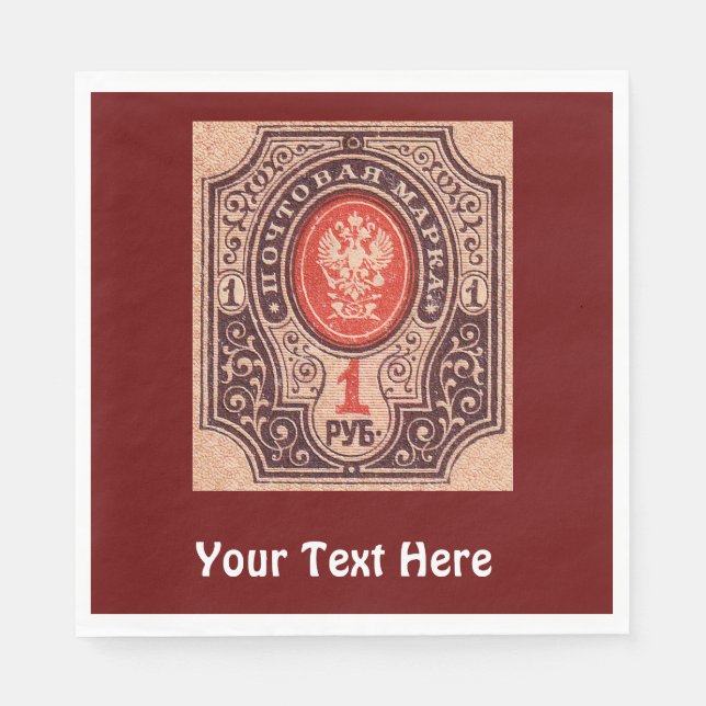 Servilleta De Papel Rehén de Rusia zarista (Anverso)
