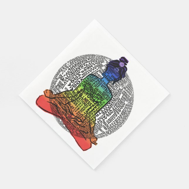 Servilleta De Papel Reiki/Chakra (Esquina)