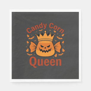 Servilleta De Papel Reina de Caramelo de Maíz Corona de Halloween Murc