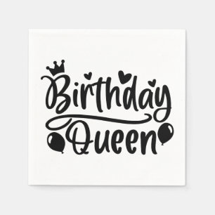 Servilleta De Papel Reina de cumpleaños