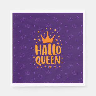 Servilleta De Papel Reina de Halloween, Halloqueen, arte de Halloween