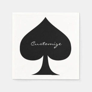 Servilleta De Papel Reina negra de espadas Black Thunder_Cove