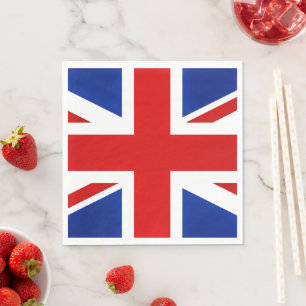 Servilleta De Papel Reino Unido Bandera británica Reino Unido