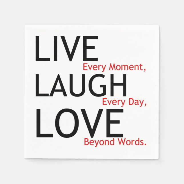 Servilleta De Papel reír vivo (Anverso)