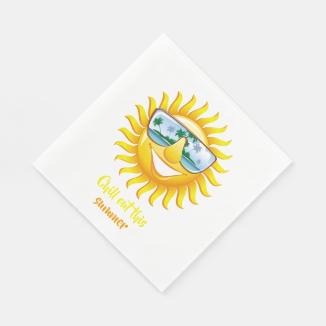 Servilleta De Papel Relájate Este Verano (Esquina)