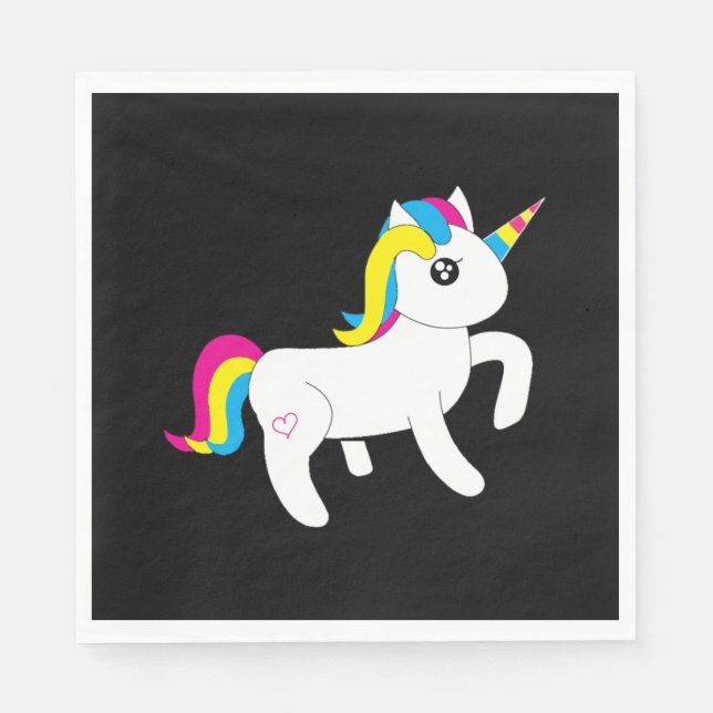 Servilleta De Papel Relájate Sé Unicornio (Anverso)