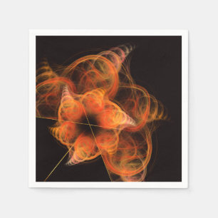 Servilleta De Papel relámpagos arte abstracto