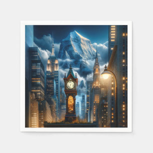 Servilleta De Papel Reloj de abuelo