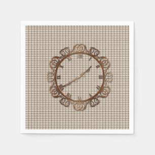 Servilleta De Papel Reloj de toallas de papel