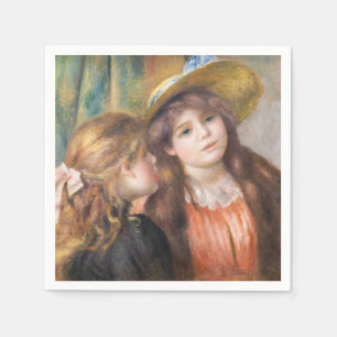 Servilleta De Papel Renoir - Retrato de dos niñas