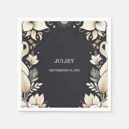 Servilleta De Papel Renovación de Votos Matrimoniales Tradicionales Fi